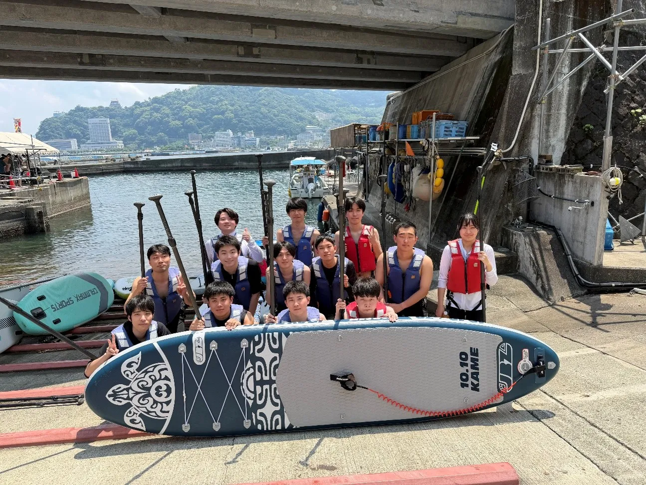 SUP組の集合写真